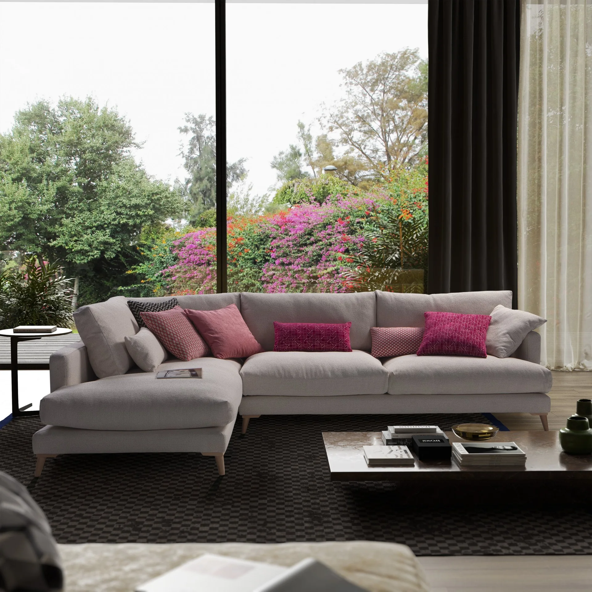 Sofá Miramar con chaise longue