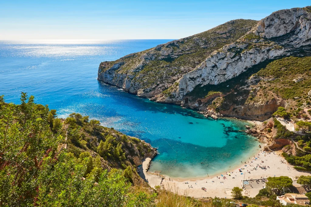 Cala Granadella din Jávea/Xàbia, pe Costa Blanca