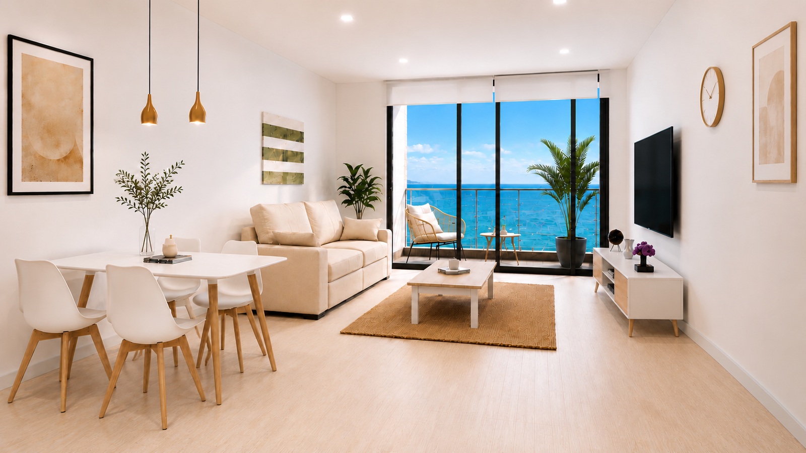 Basic living room — full living room view