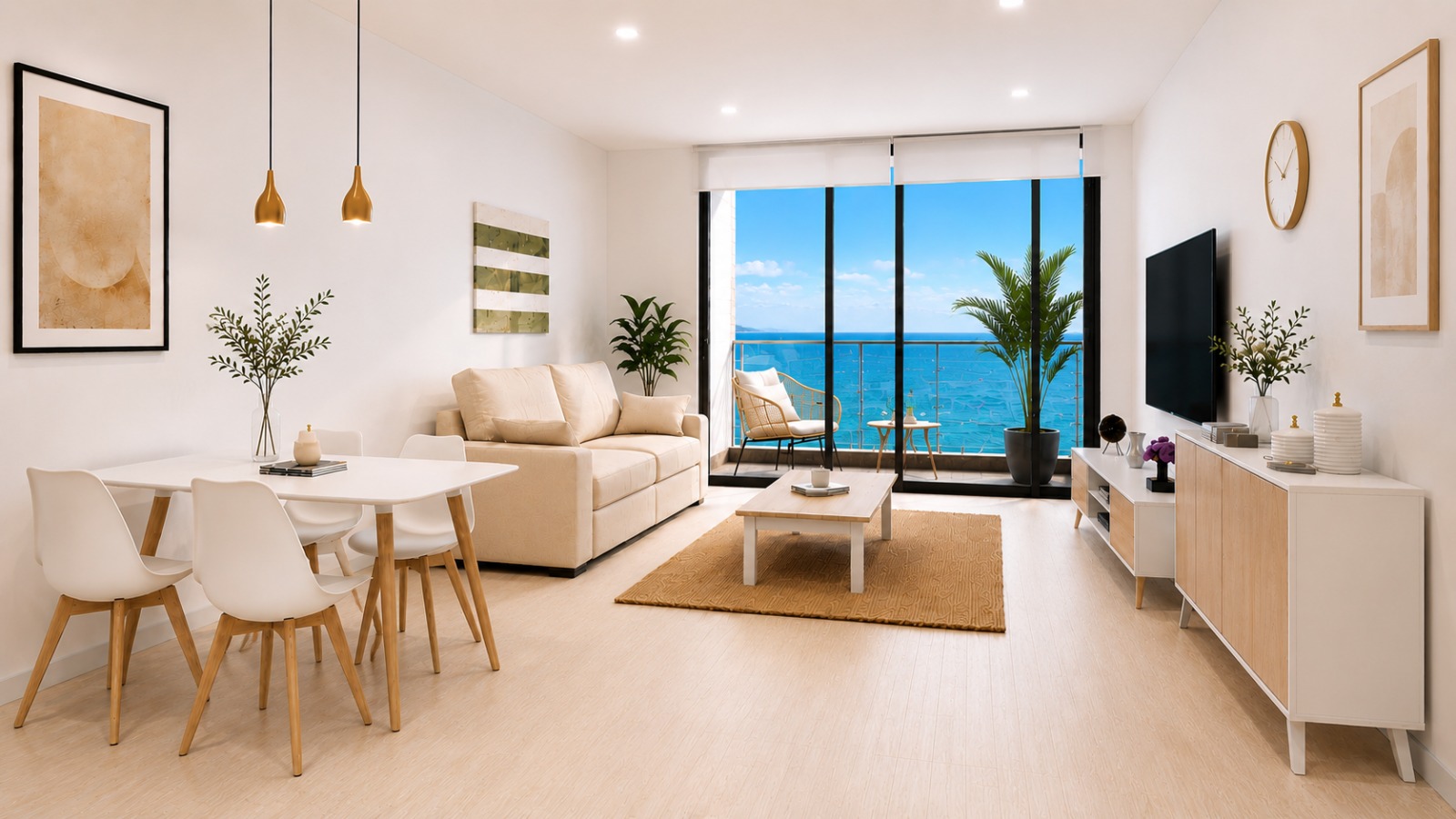 Basic living room — full living room view
