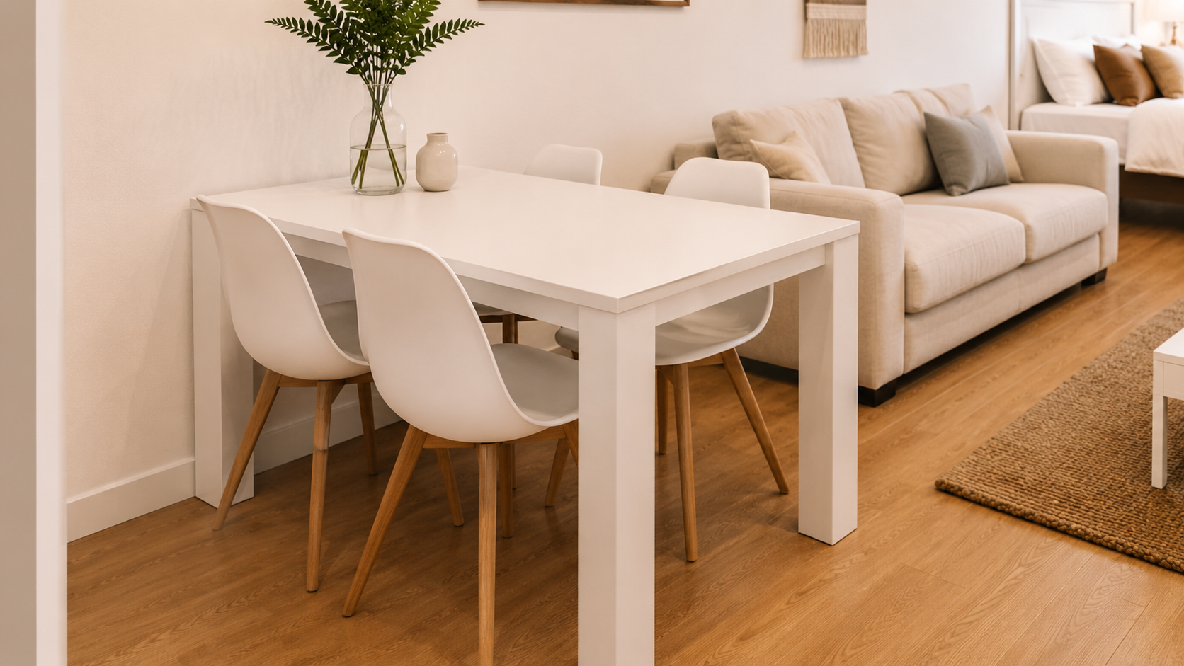 Basic studio — dining area detail