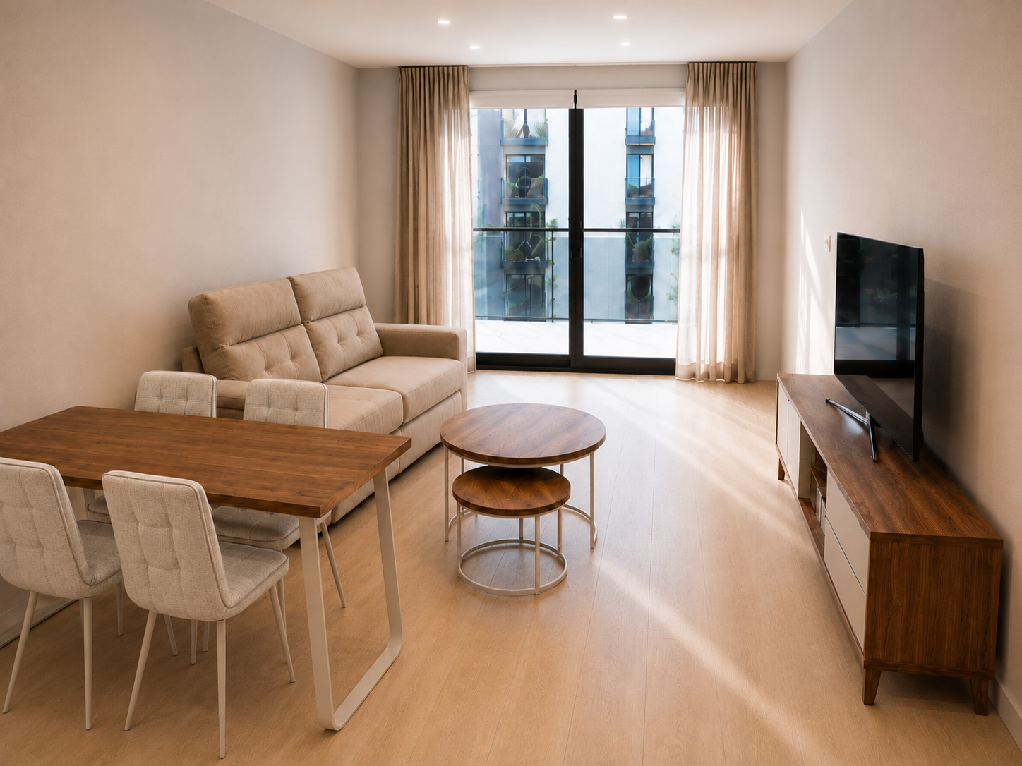 Comfort living room — full living room view
