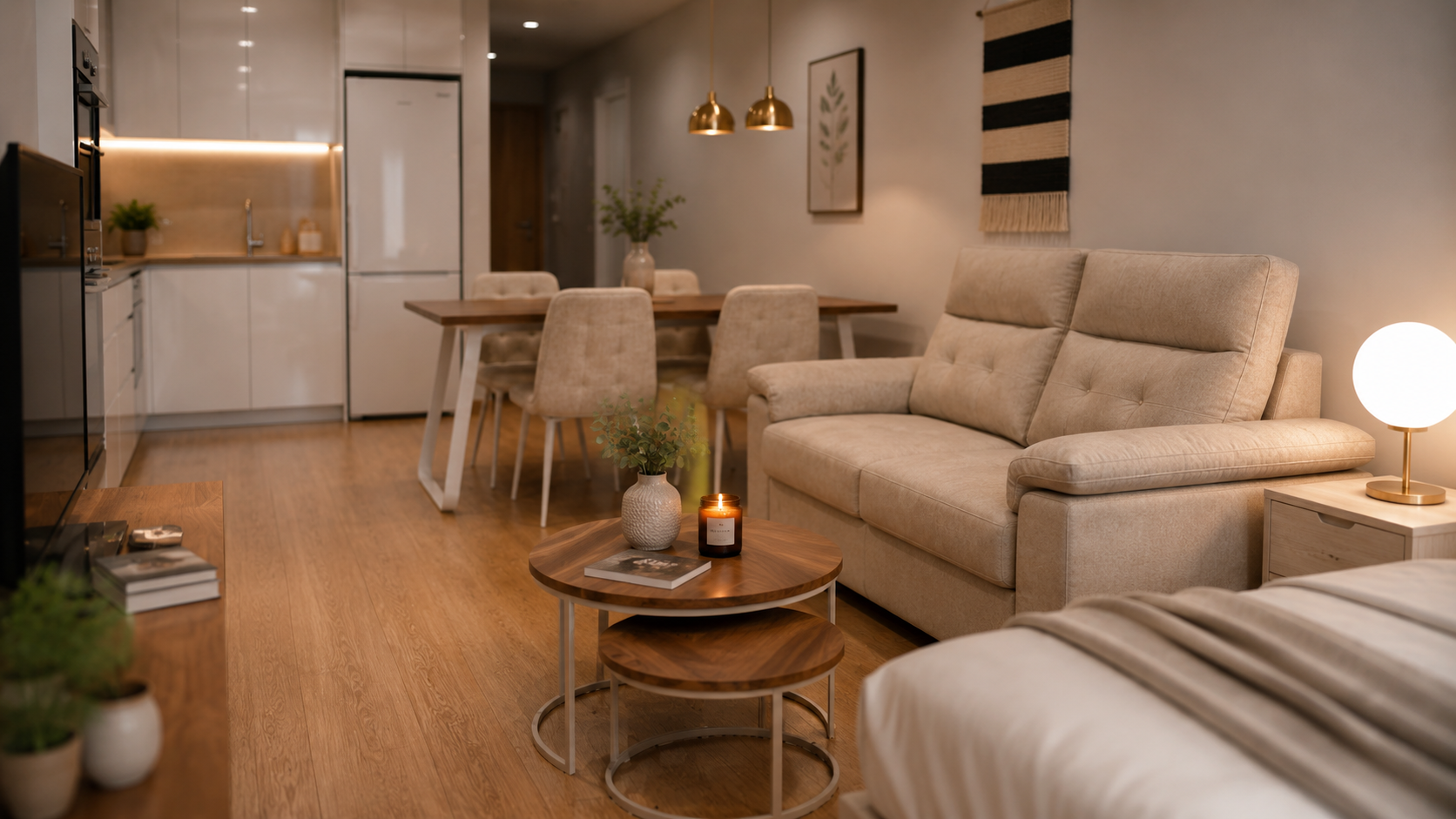 Comfort studio — living area detail