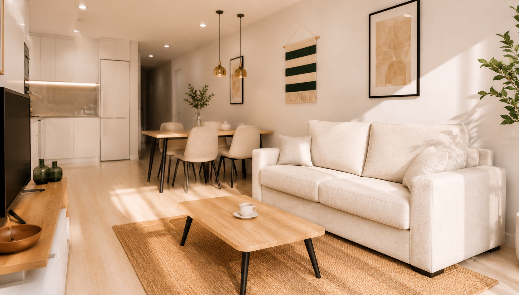 Essential living room — full living room view