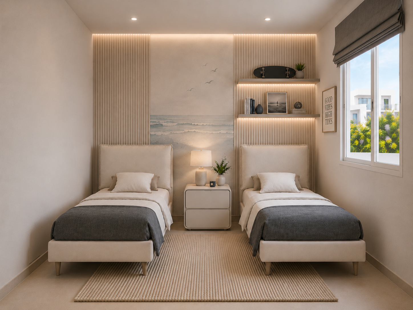 Premium twin bedroom — twin bedroom view