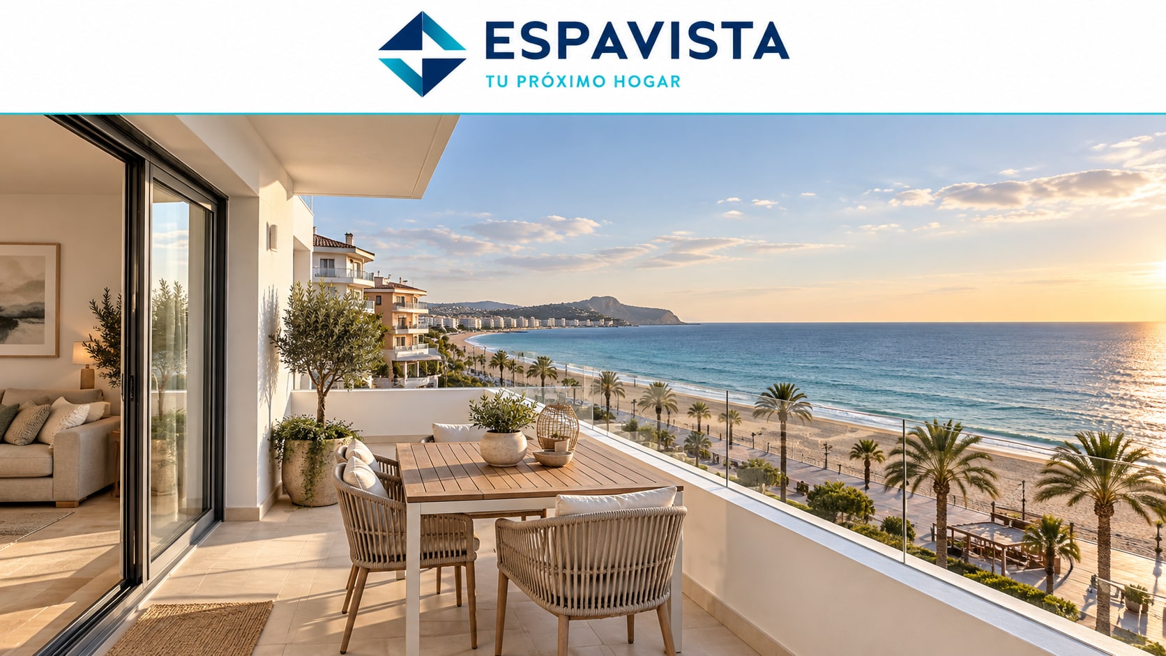 Espavista — an illustrative Mediterranean penthouse overlooking the sea